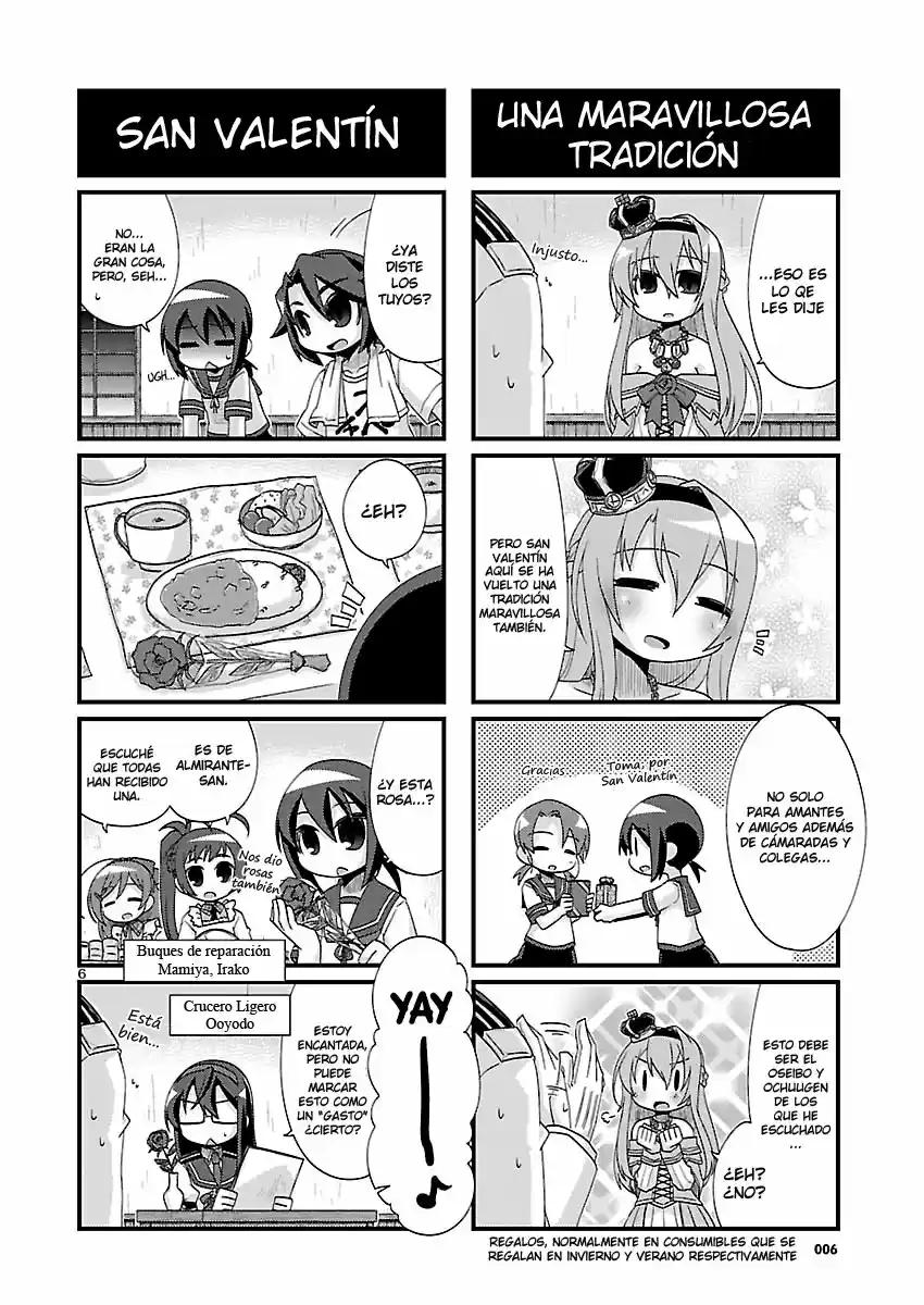 Kantai Collection 4-koma Comic: Fubuki- Ganbarimasu! (2013) - Capítulo 157 - Página 6 - LectorTMOo