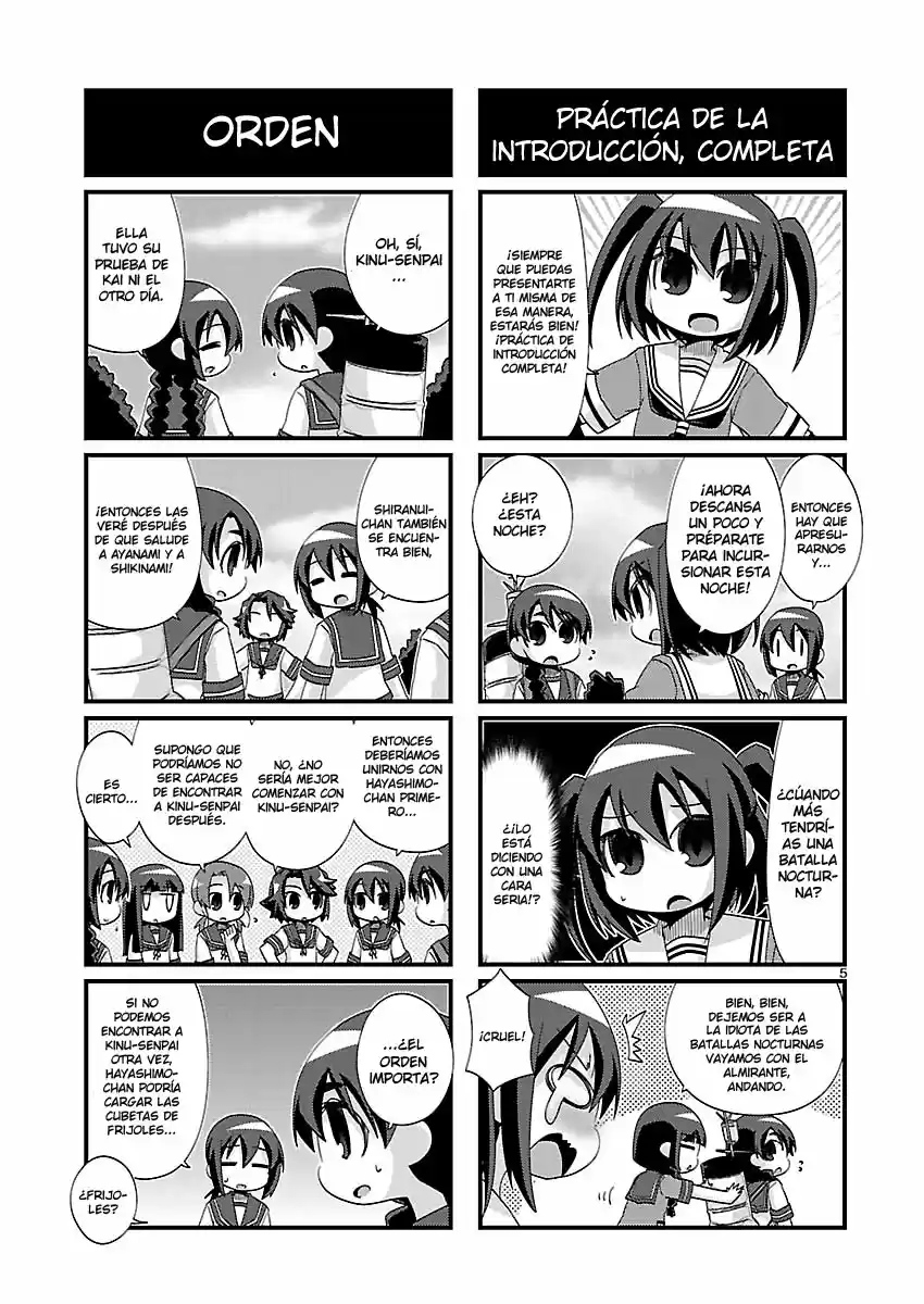 Kantai Collection 4-koma Comic: Fubuki- Ganbarimasu! (2013) - Capítulo 158 - Página 5 - LectorTMOo