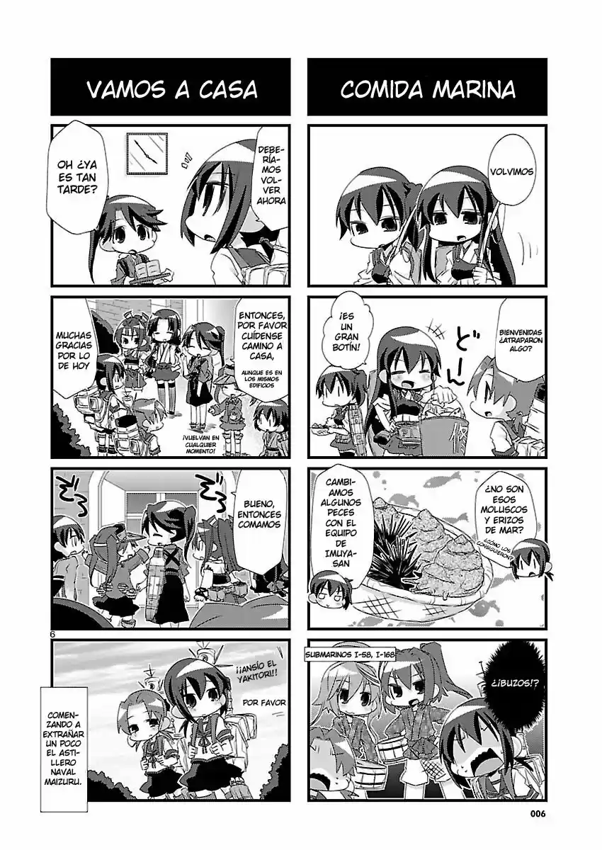 Kantai Collection 4-koma Comic: Fubuki- Ganbarimasu! (2013) - Capítulo 16 - Página 6 - LectorTMOo