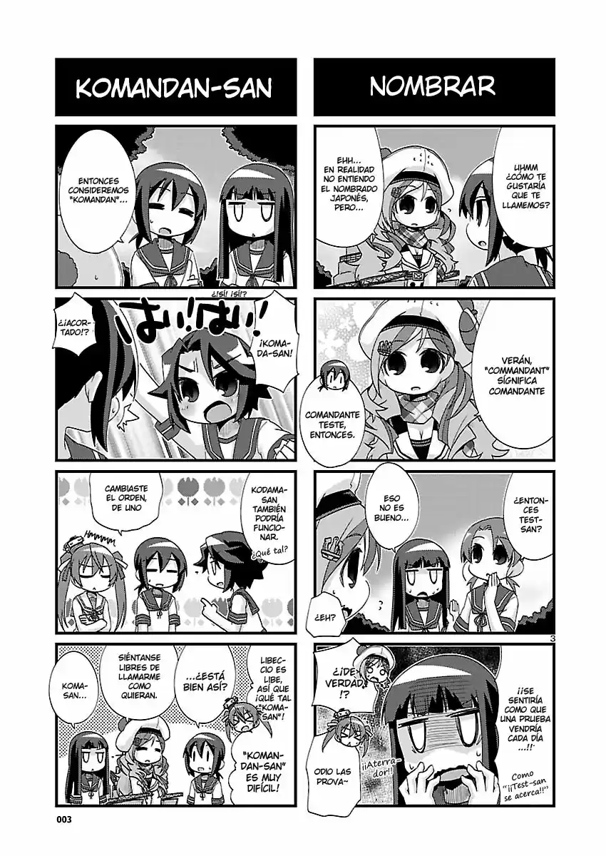 Kantai Collection 4-koma Comic: Fubuki- Ganbarimasu! (2013) - Capítulo 161 - Página 3 - LectorTMOo
