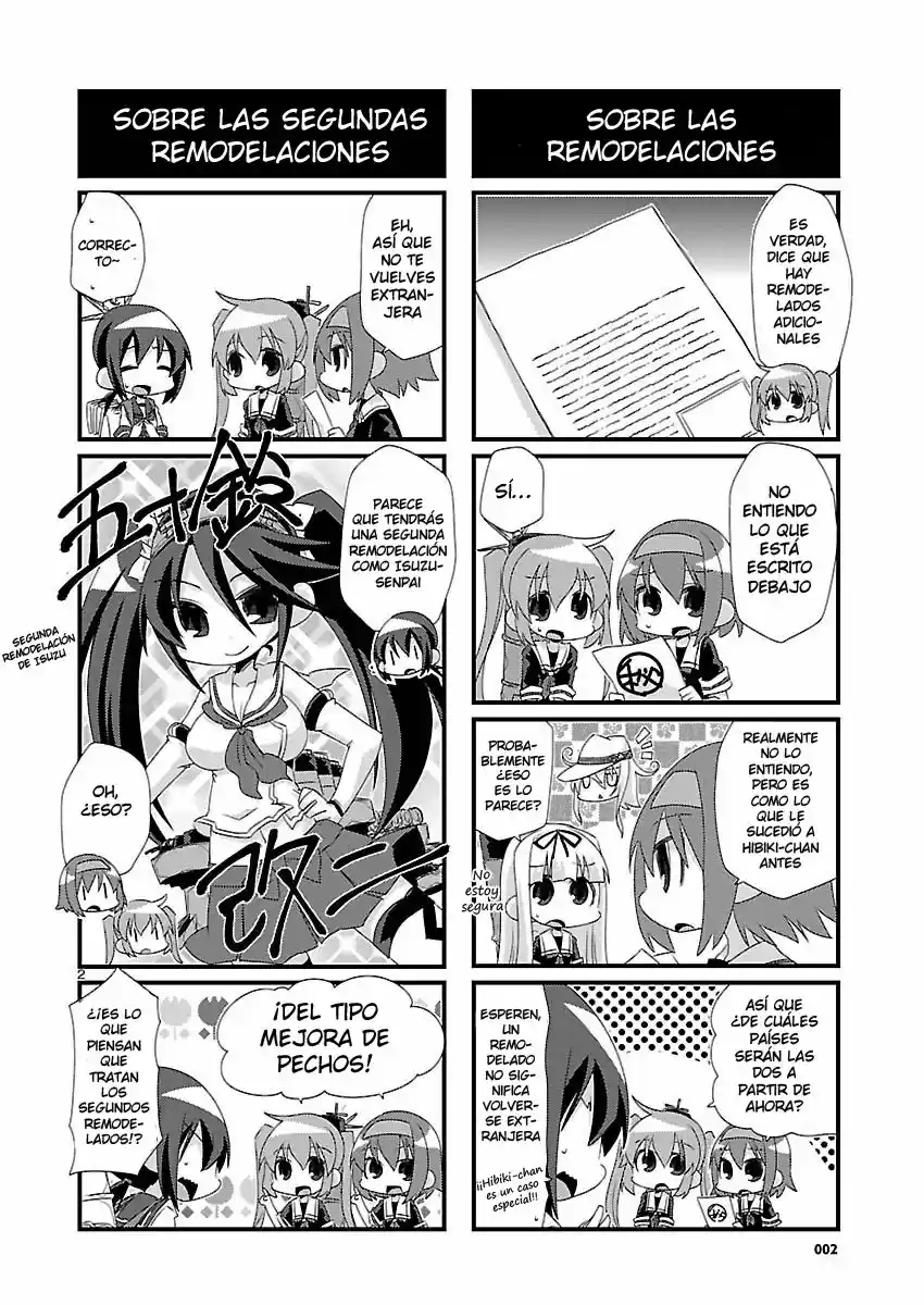 Kantai Collection 4-koma Comic: Fubuki- Ganbarimasu! (2013) - Capítulo 17 - Página 2 - LectorTMOo