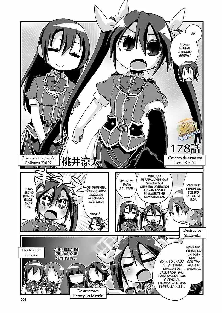 Kantai Collection 4-koma Comic: Fubuki- Ganbarimasu! (2013) - Capítulo 178 - Página 1 - LectorTMOo
