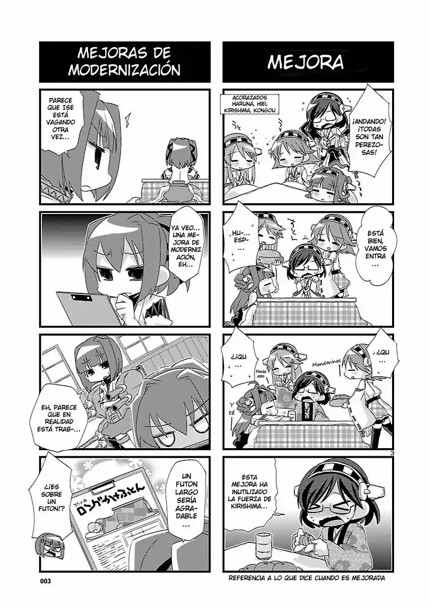 Kantai Collection 4-koma Comic: Fubuki- Ganbarimasu! (2013) - Capítulo 18 - Página 3 - LectorTMOo