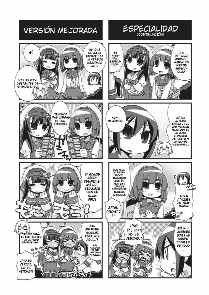 Kantai Collection 4-koma Comic: Fubuki- Ganbarimasu! (2013) - Capítulo 182 - Página 3 - LectorTMOo