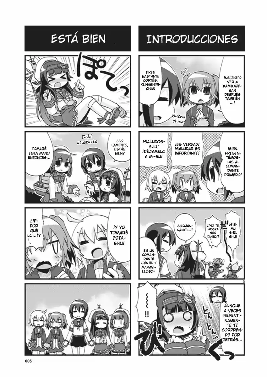 Kantai Collection 4-koma Comic: Fubuki- Ganbarimasu! (2013) - Capítulo 182 - Página 5 - LectorTMOo