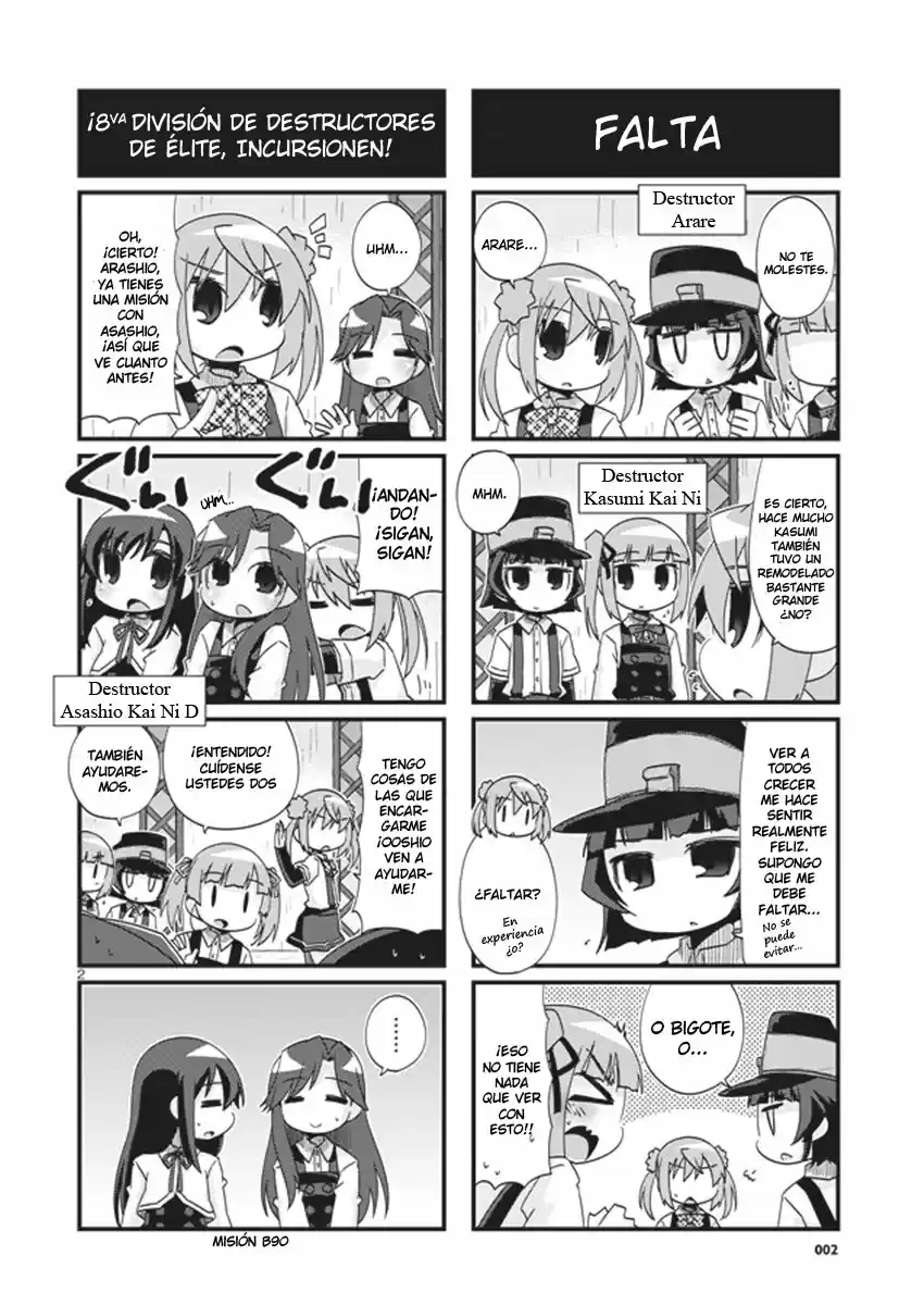 Kantai Collection 4-koma Comic: Fubuki- Ganbarimasu! (2013) - Capítulo 183 - Página 2 - LectorTMOo