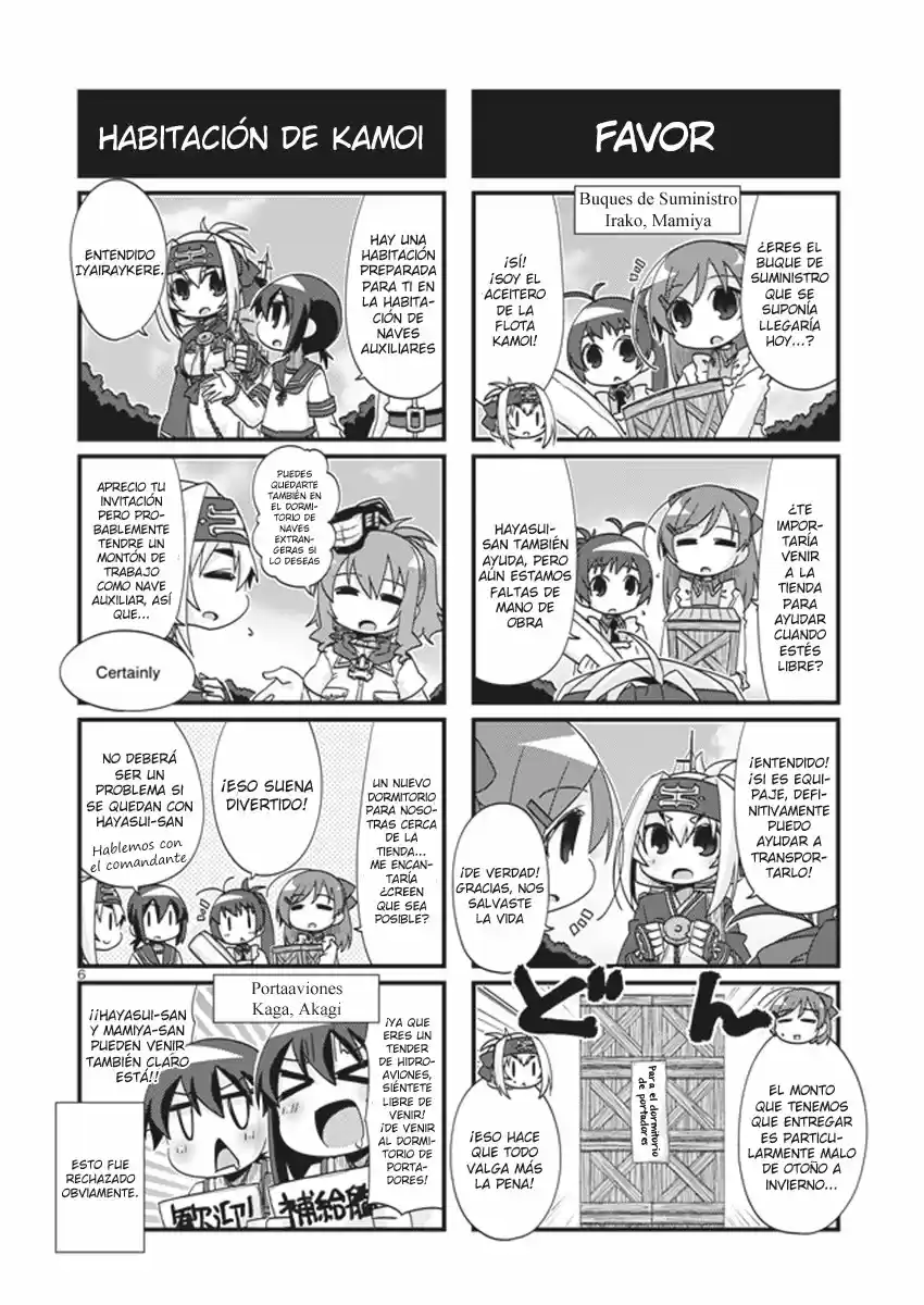 Kantai Collection 4-koma Comic: Fubuki- Ganbarimasu! (2013) - Capítulo 185 - Página 6 - LectorTMOo