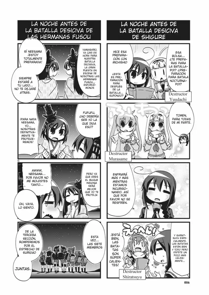Kantai Collection 4-koma Comic: Fubuki- Ganbarimasu! (2013) - Capítulo 186 - Página 6 - LectorTMOo
