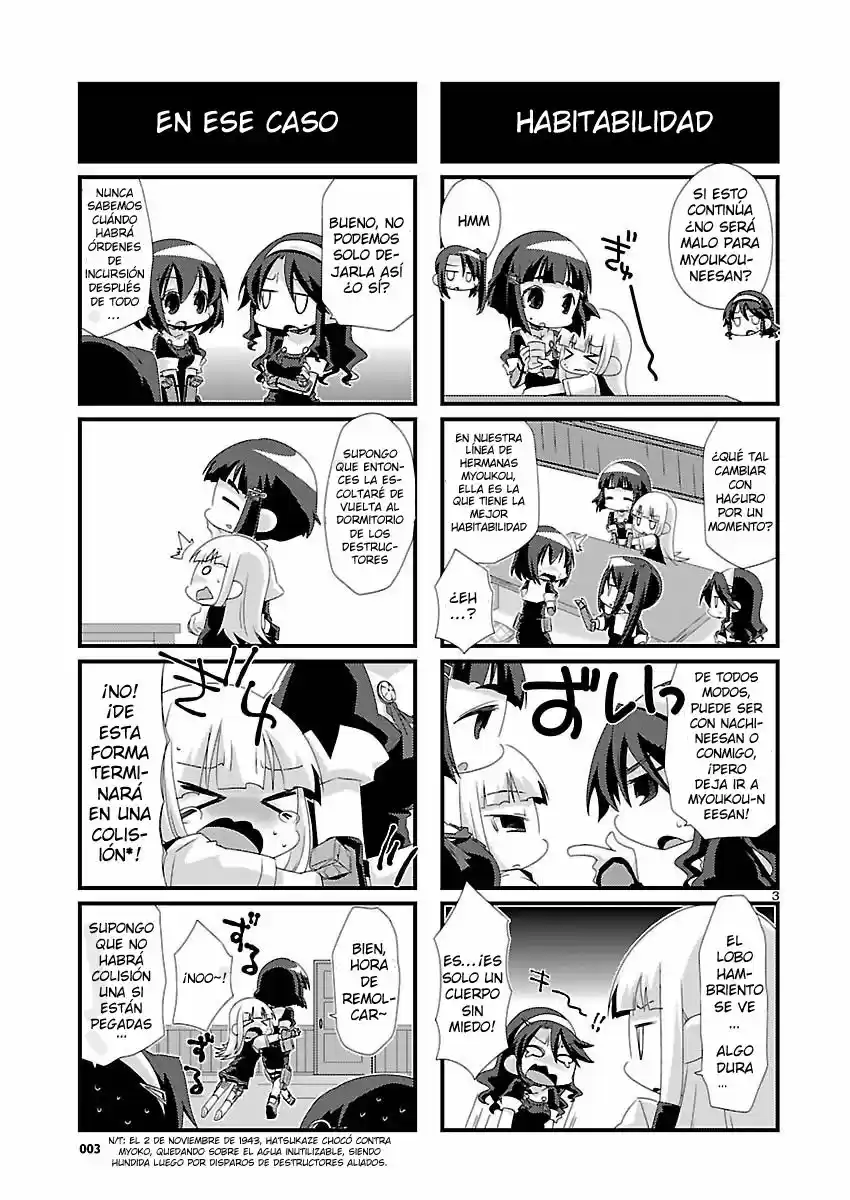 Kantai Collection 4-koma Comic: Fubuki- Ganbarimasu! (2013) - Capítulo 19 - Página 3 - LectorTMOo