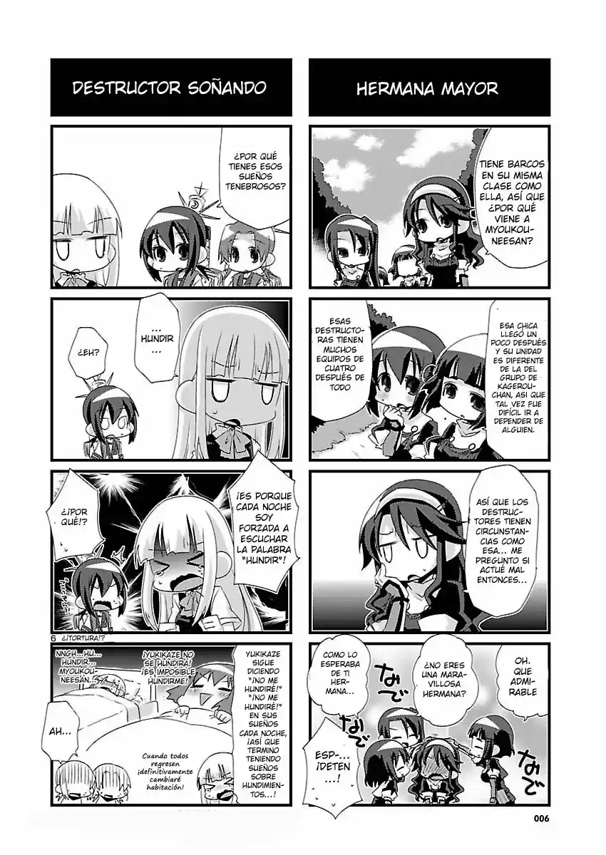 Kantai Collection 4-koma Comic: Fubuki- Ganbarimasu! (2013) - Capítulo 19 - Página 6 - LectorTMOo