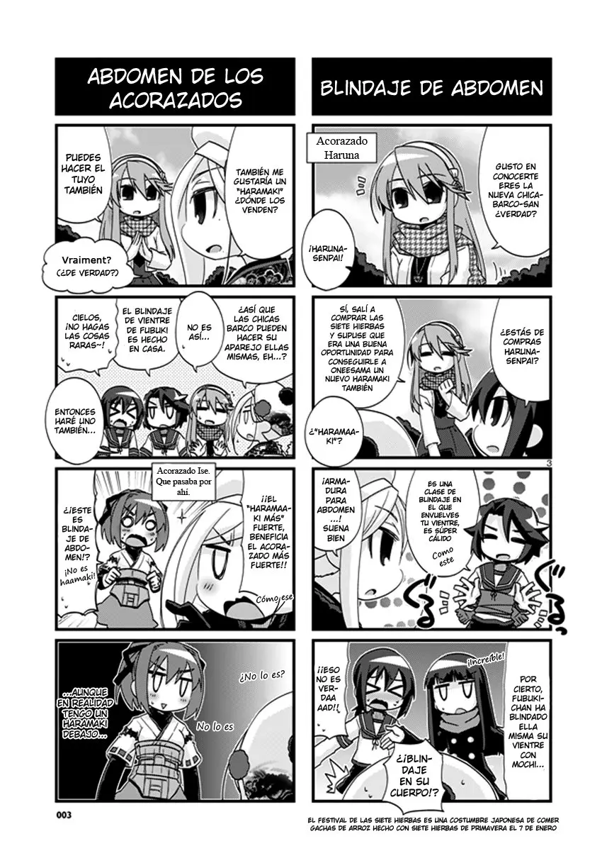 Kantai Collection 4-koma Comic: Fubuki- Ganbarimasu! (2013) - Capítulo 191 - Página 3 - LectorTMOo