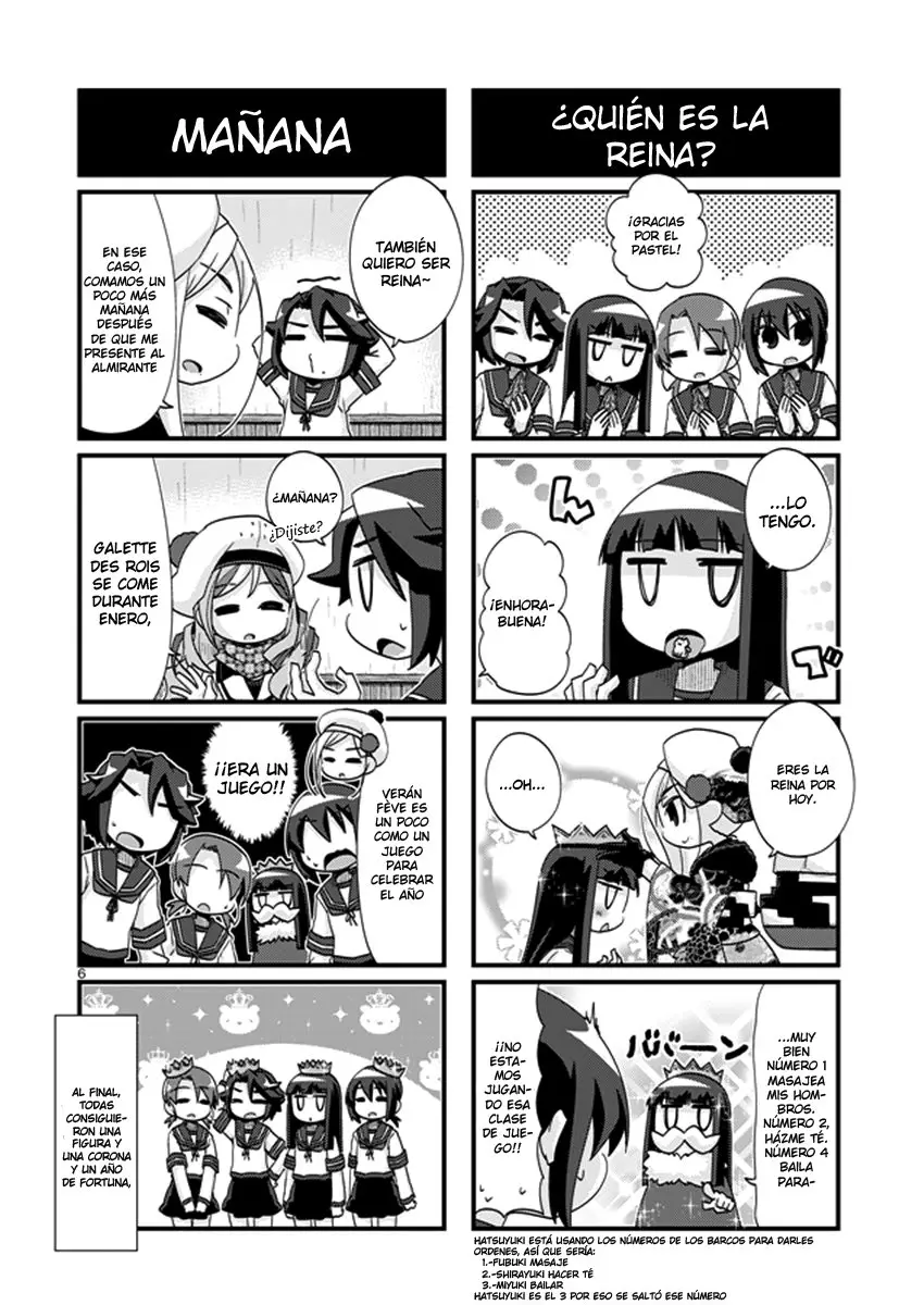 Kantai Collection 4-koma Comic: Fubuki- Ganbarimasu! (2013) - Capítulo 191 - Página 6 - LectorTMOo