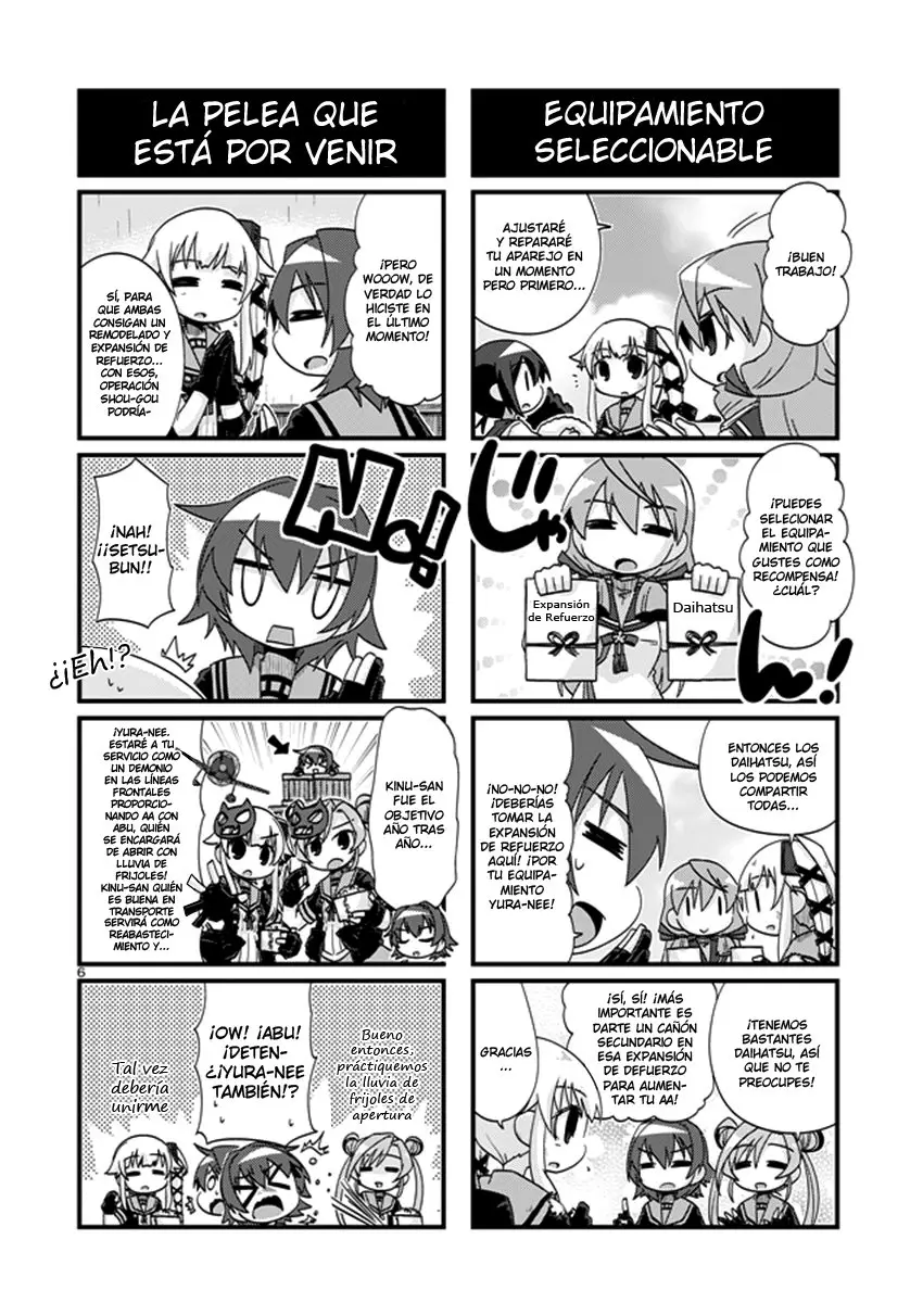 Kantai Collection 4-koma Comic: Fubuki- Ganbarimasu! (2013) - Capítulo 192 - Página 6 - LectorTMOo