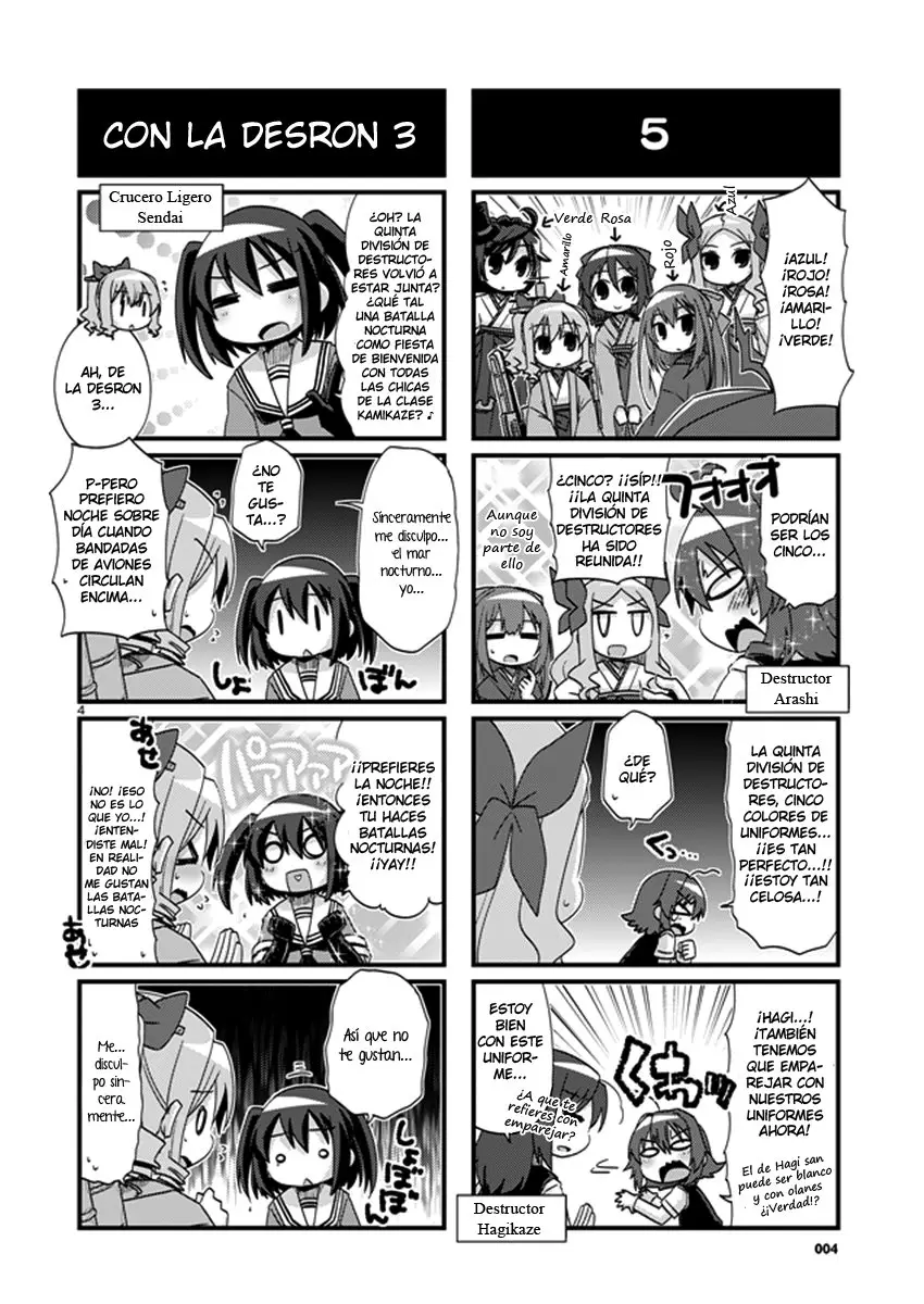 Kantai Collection 4-koma Comic: Fubuki- Ganbarimasu! (2013) - Capítulo 194 - Página 4 - LectorTMOo