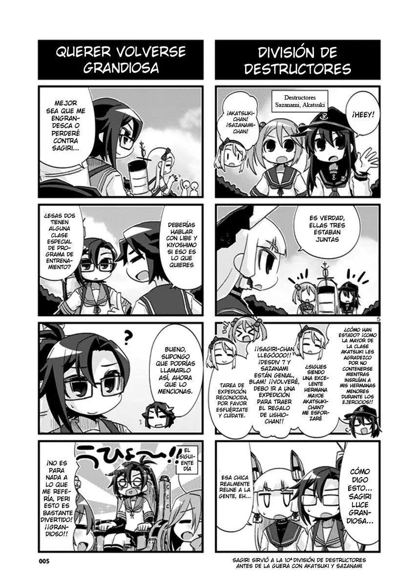 Kantai Collection 4-koma Comic: Fubuki- Ganbarimasu! (2013) - Capítulo 196 - Página 5 - LectorTMOo