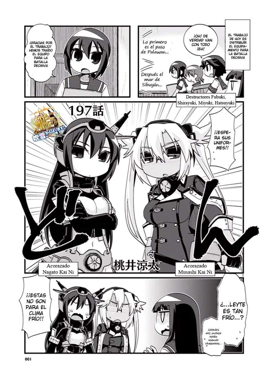 Kantai Collection 4-koma Comic: Fubuki- Ganbarimasu! (2013) - Capítulo 197 - Página 1 - LectorTMOo