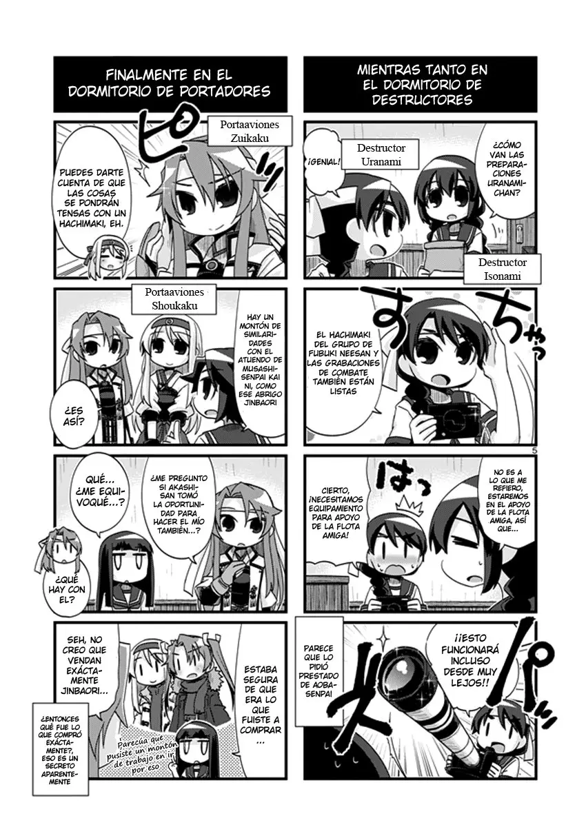 Kantai Collection 4-koma Comic: Fubuki- Ganbarimasu! (2013) - Capítulo 197 - Página 5 - LectorTMOo