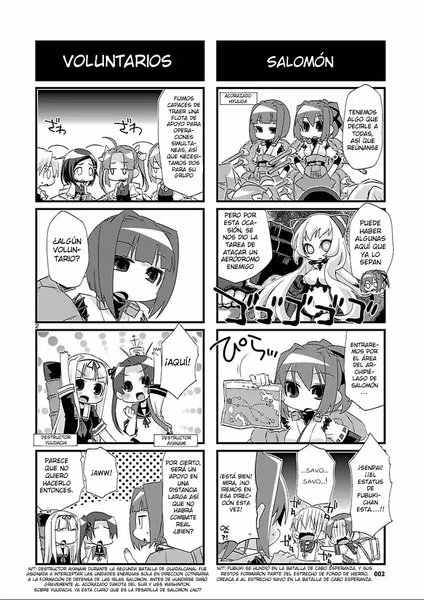 Kantai Collection 4-koma Comic: Fubuki- Ganbarimasu! (2013) - Capítulo 20 - Página 2 - LectorTMOo