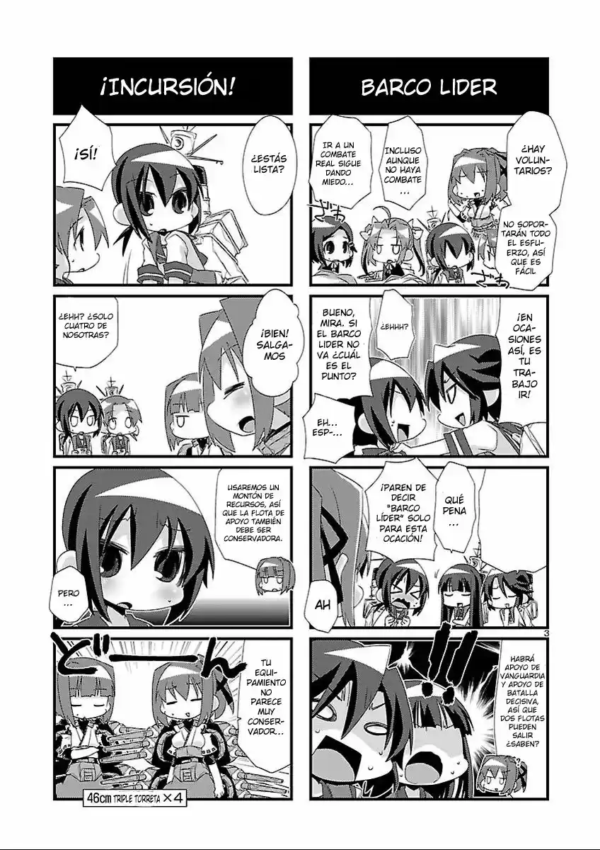 Kantai Collection 4-koma Comic: Fubuki- Ganbarimasu! (2013) - Capítulo 20 - Página 3 - LectorTMOo