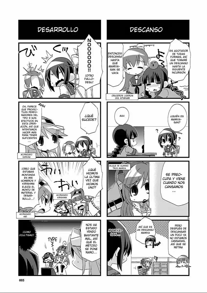 Kantai Collection 4-koma Comic: Fubuki- Ganbarimasu! (2013) - Capítulo 20 - Página 5 - LectorTMOo