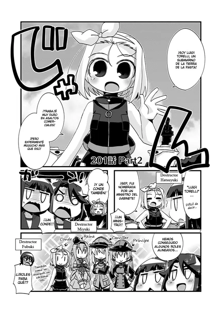 Kantai Collection 4-koma Comic: Fubuki- Ganbarimasu! (2013) - Capítulo 201.1 - Página 1 - LectorTMOo