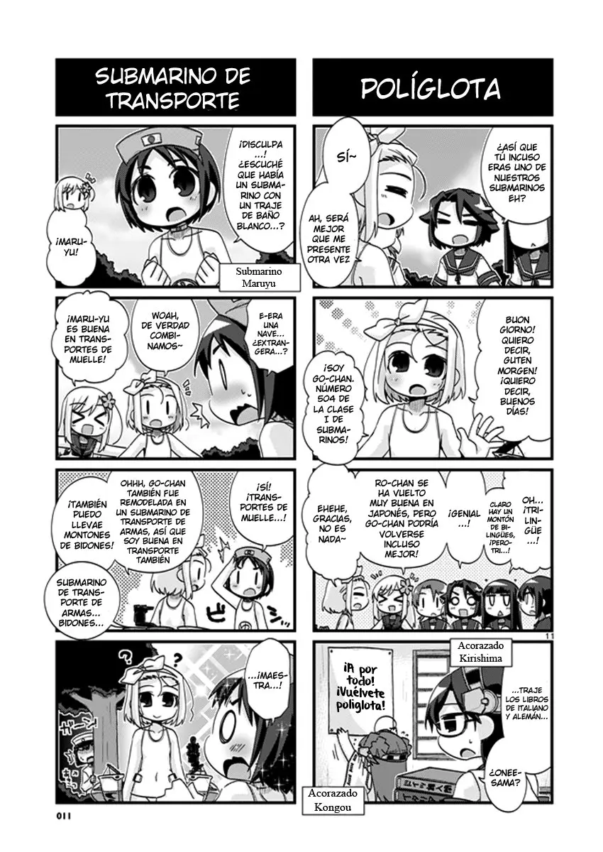 Kantai Collection 4-koma Comic: Fubuki- Ganbarimasu! (2013) - Capítulo 201.1 - Página 5 - LectorTMOo
