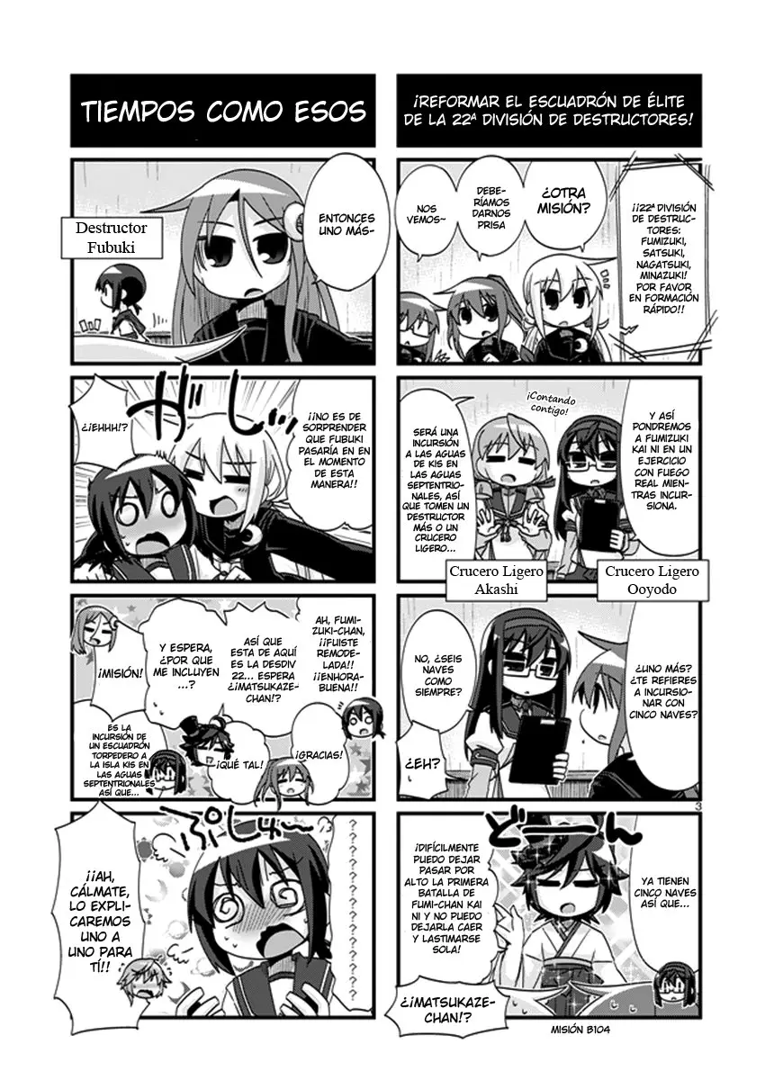 Kantai Collection 4-koma Comic: Fubuki- Ganbarimasu! (2013) - Capítulo 201 - Página 3 - LectorTMOo