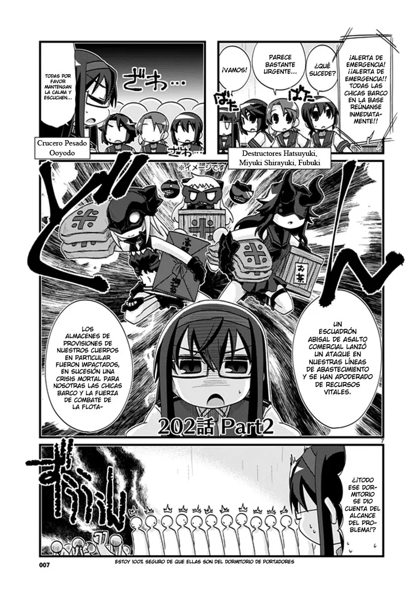 Kantai Collection 4-koma Comic: Fubuki- Ganbarimasu! (2013) - Capítulo 202.1 - Página 1 - LectorTMOo