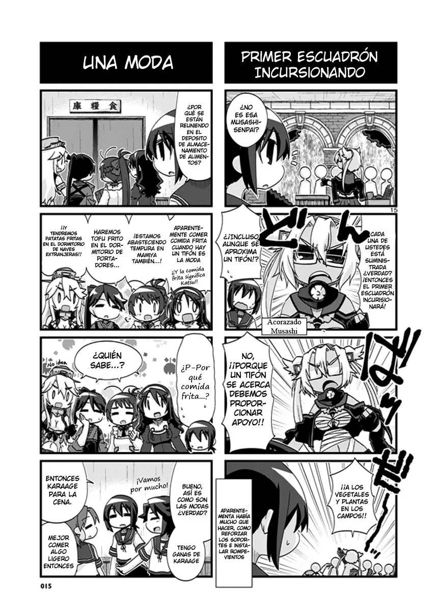 Kantai Collection 4-koma Comic: Fubuki- Ganbarimasu! (2013) - Capítulo 202.2 - Página 3 - LectorTMOo
