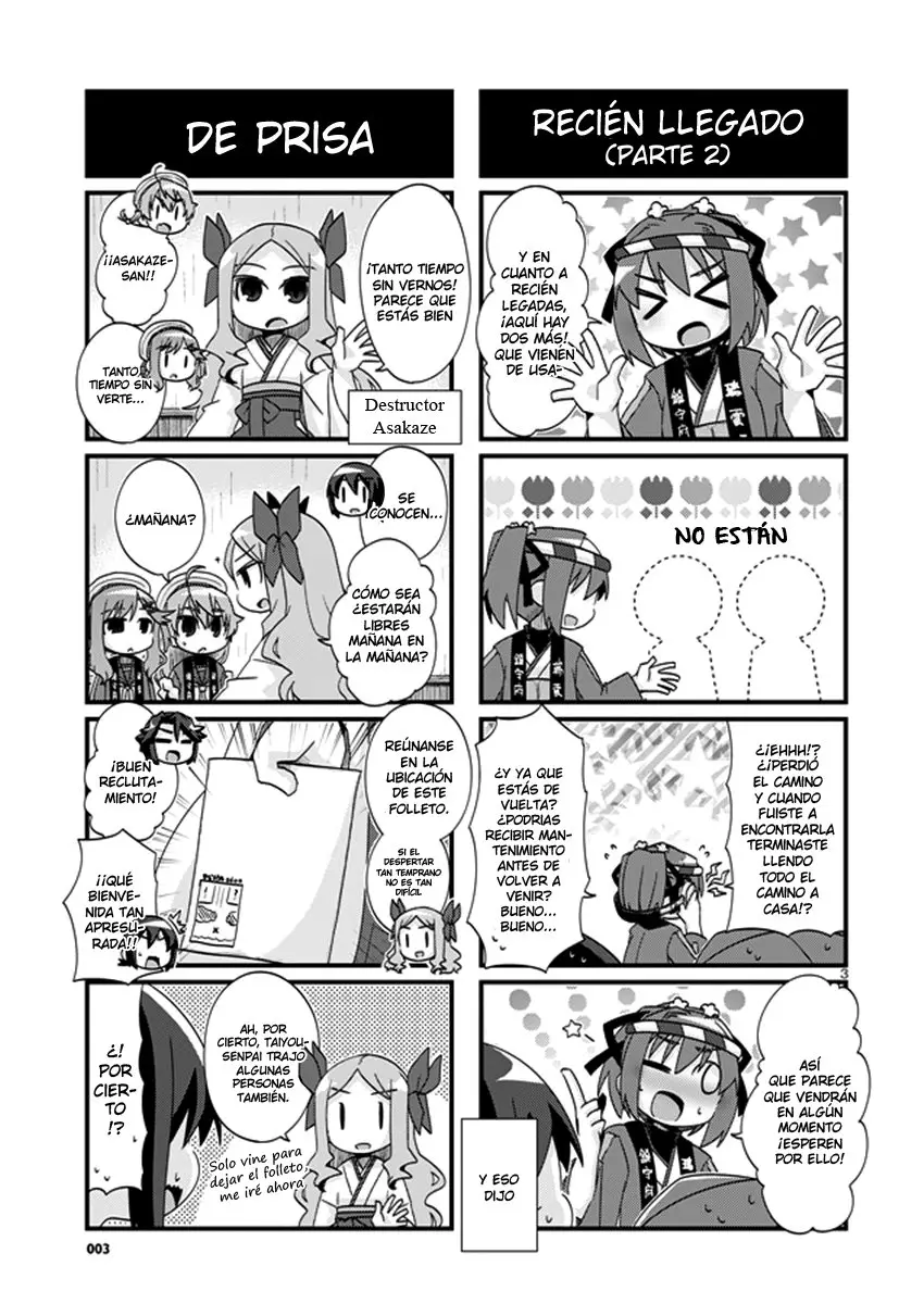 Kantai Collection 4-koma Comic: Fubuki- Ganbarimasu! (2013) - Capítulo 202 - Página 3 - LectorTMOo