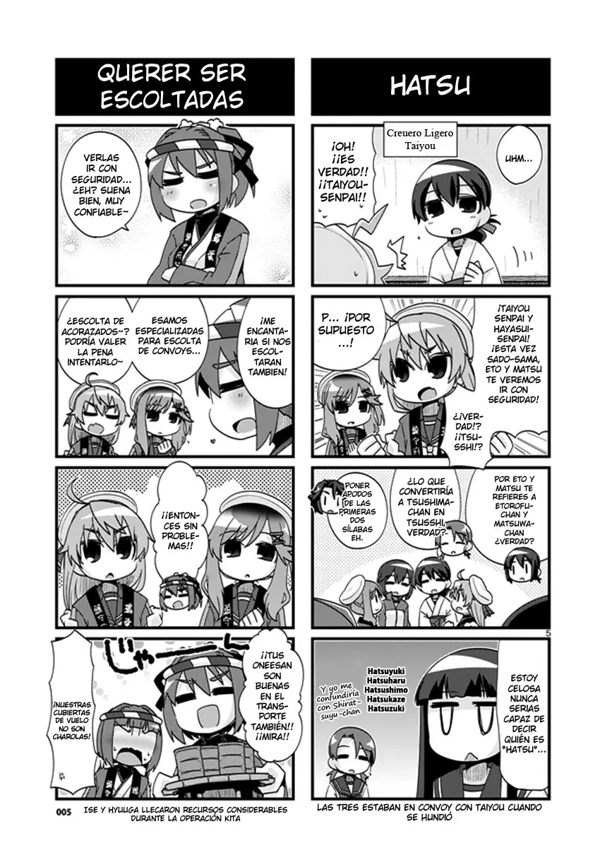 Kantai Collection 4-koma Comic: Fubuki- Ganbarimasu! (2013) - Capítulo 202 - Página 5 - LectorTMOo