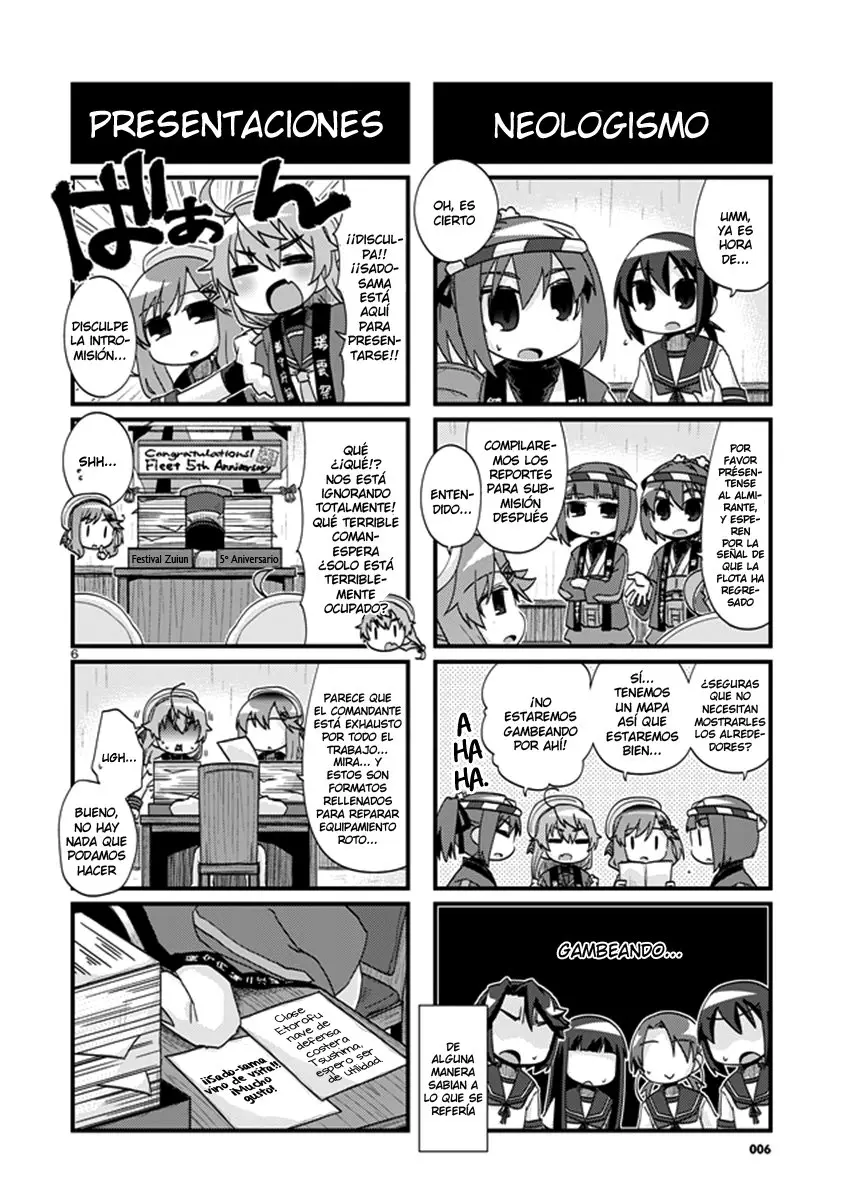 Kantai Collection 4-koma Comic: Fubuki- Ganbarimasu! (2013) - Capítulo 202 - Página 6 - LectorTMOo