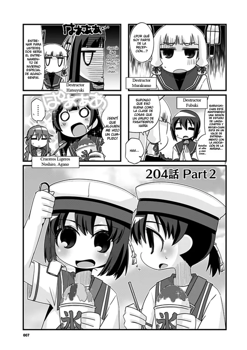 Kantai Collection 4-koma Comic: Fubuki- Ganbarimasu! (2013) - Capítulo 204.1 - Página 1 - LectorTMOo