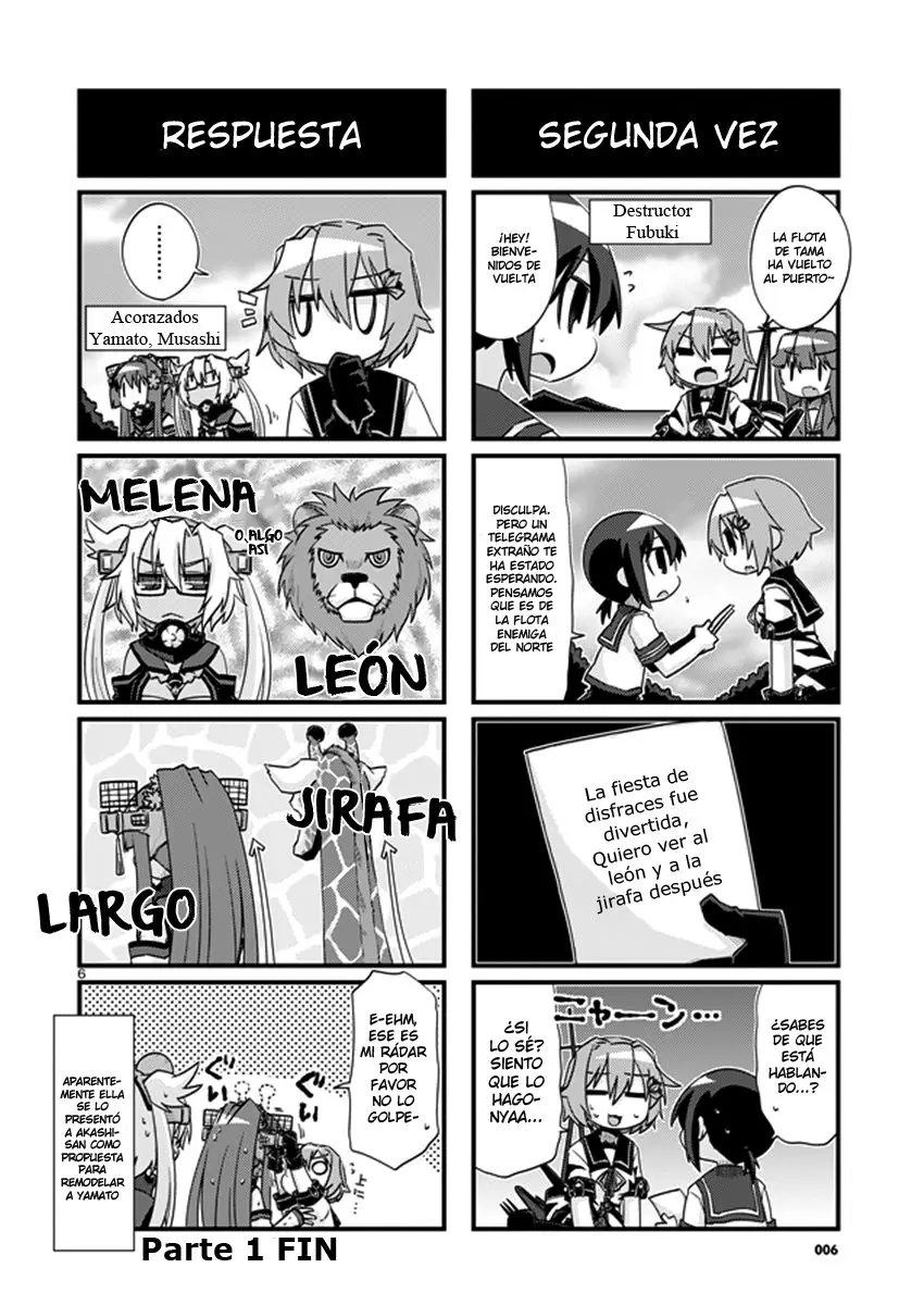 Kantai Collection 4-koma Comic: Fubuki- Ganbarimasu! (2013) - Capítulo 204 - Página 6 - LectorTMOo