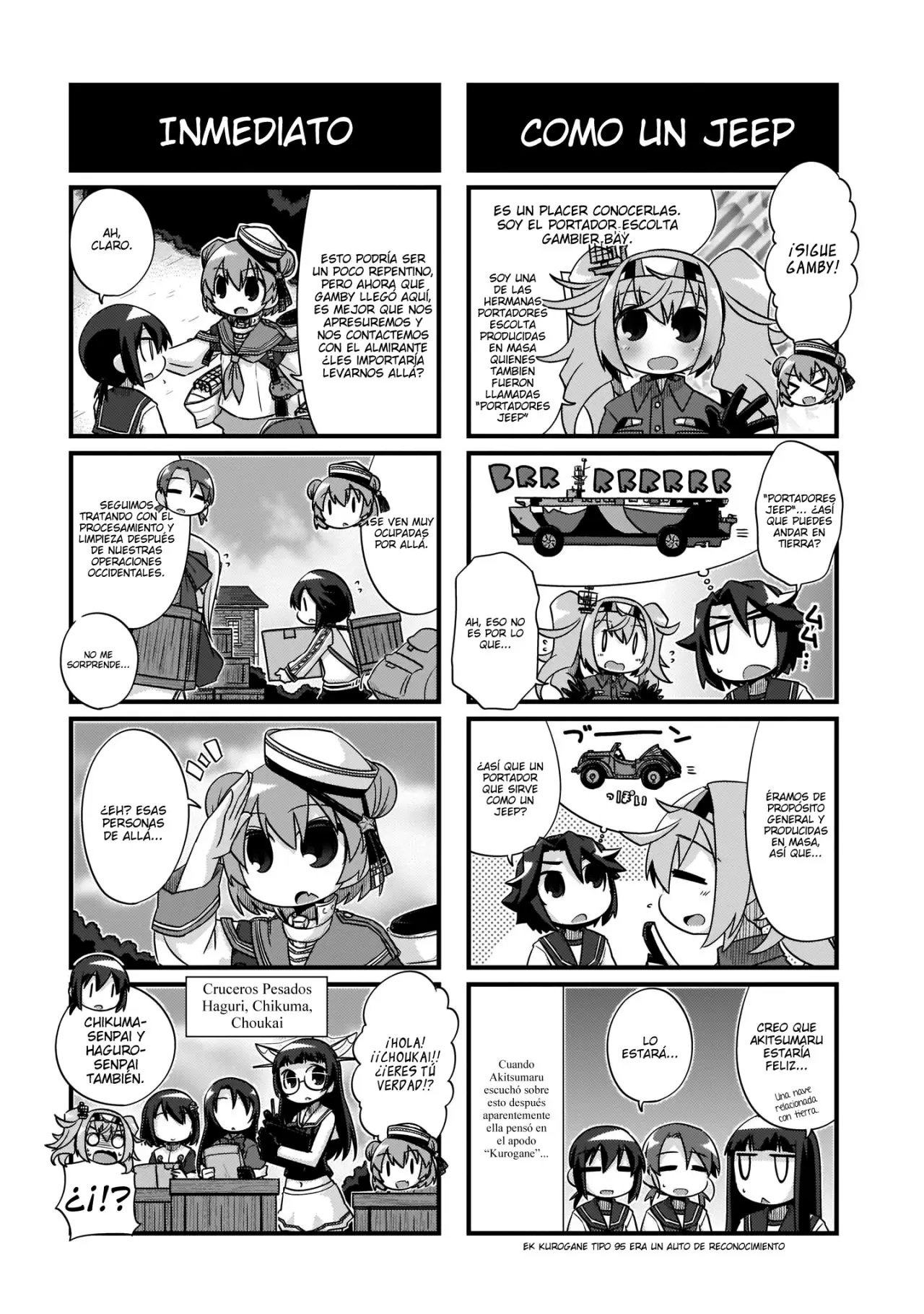 Kantai Collection 4-koma Comic: Fubuki- Ganbarimasu! (2013) - Capítulo 206.2 - Página 3 - LectorTMOo