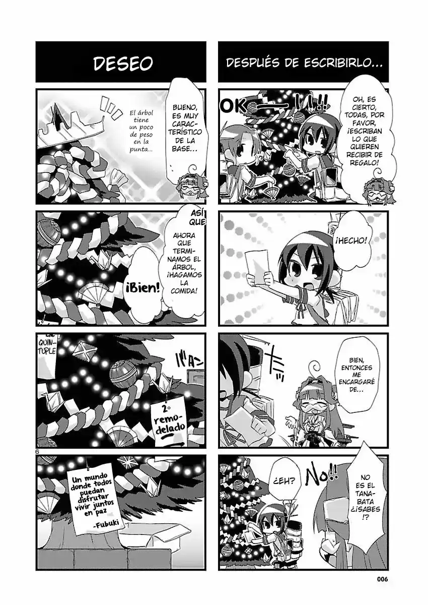 Kantai Collection 4-koma Comic: Fubuki- Ganbarimasu! (2013) - Capítulo 22 - Página 6 - LectorTMOo