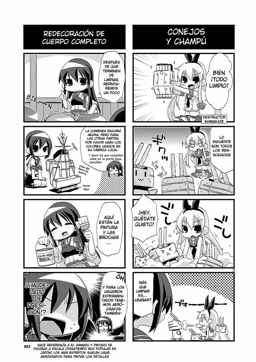 Kantai Collection 4-koma Comic: Fubuki- Ganbarimasu! (2013) - Capítulo 23 - Página 3 - LectorTMOo