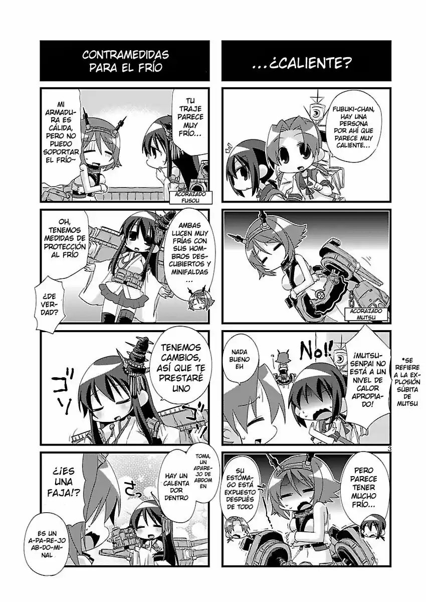 Kantai Collection 4-koma Comic: Fubuki- Ganbarimasu! (2013) - Capítulo 24 - Página 3 - LectorTMOo