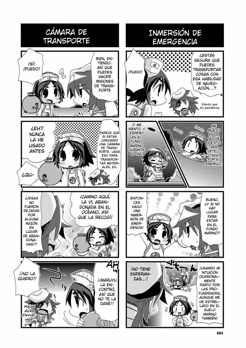 Kantai Collection 4-koma Comic: Fubuki- Ganbarimasu! (2013) - Capítulo 27 - Página 4 - LectorTMOo