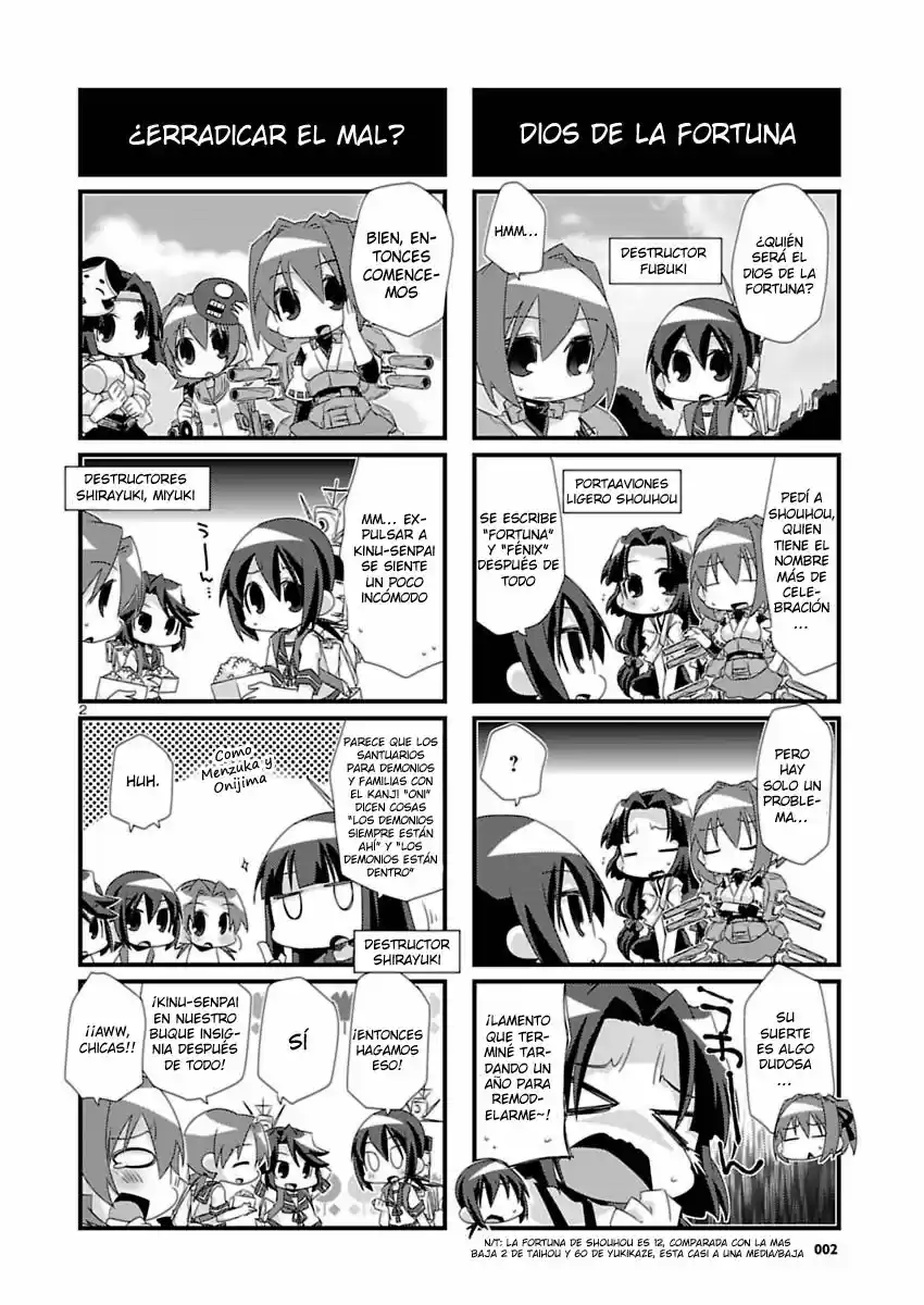Kantai Collection 4-koma Comic: Fubuki- Ganbarimasu! (2013) - Capítulo 28 - Página 2 - LectorTMOo
