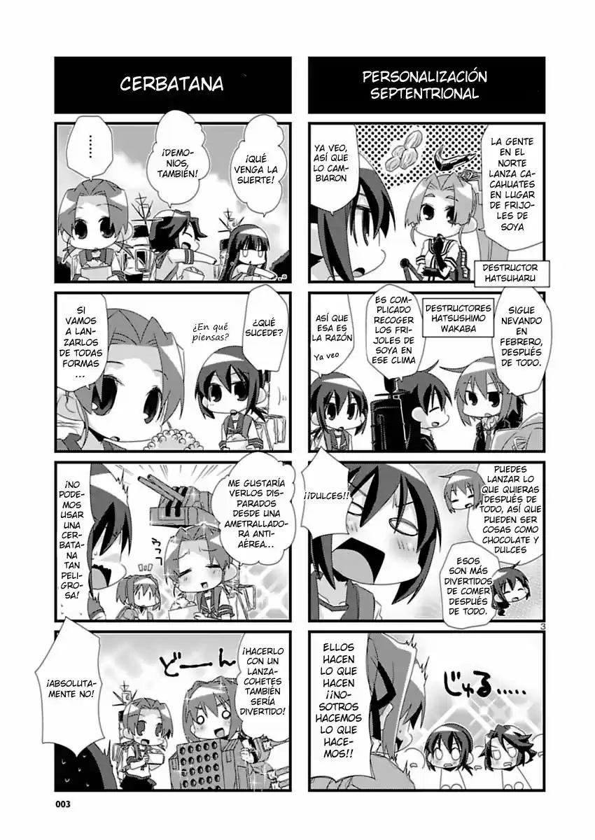 Kantai Collection 4-koma Comic: Fubuki- Ganbarimasu! (2013) - Capítulo 28 - Página 3 - LectorTMOo