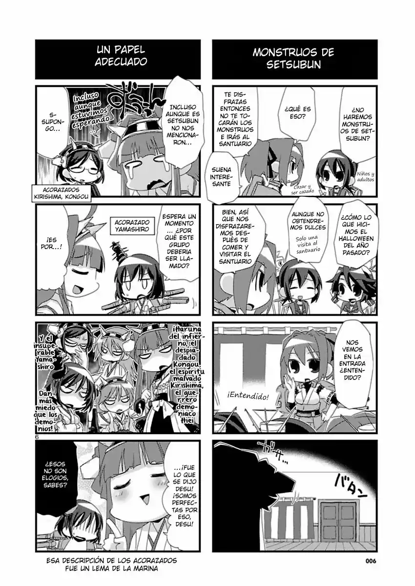 Kantai Collection 4-koma Comic: Fubuki- Ganbarimasu! (2013) - Capítulo 28 - Página 6 - LectorTMOo