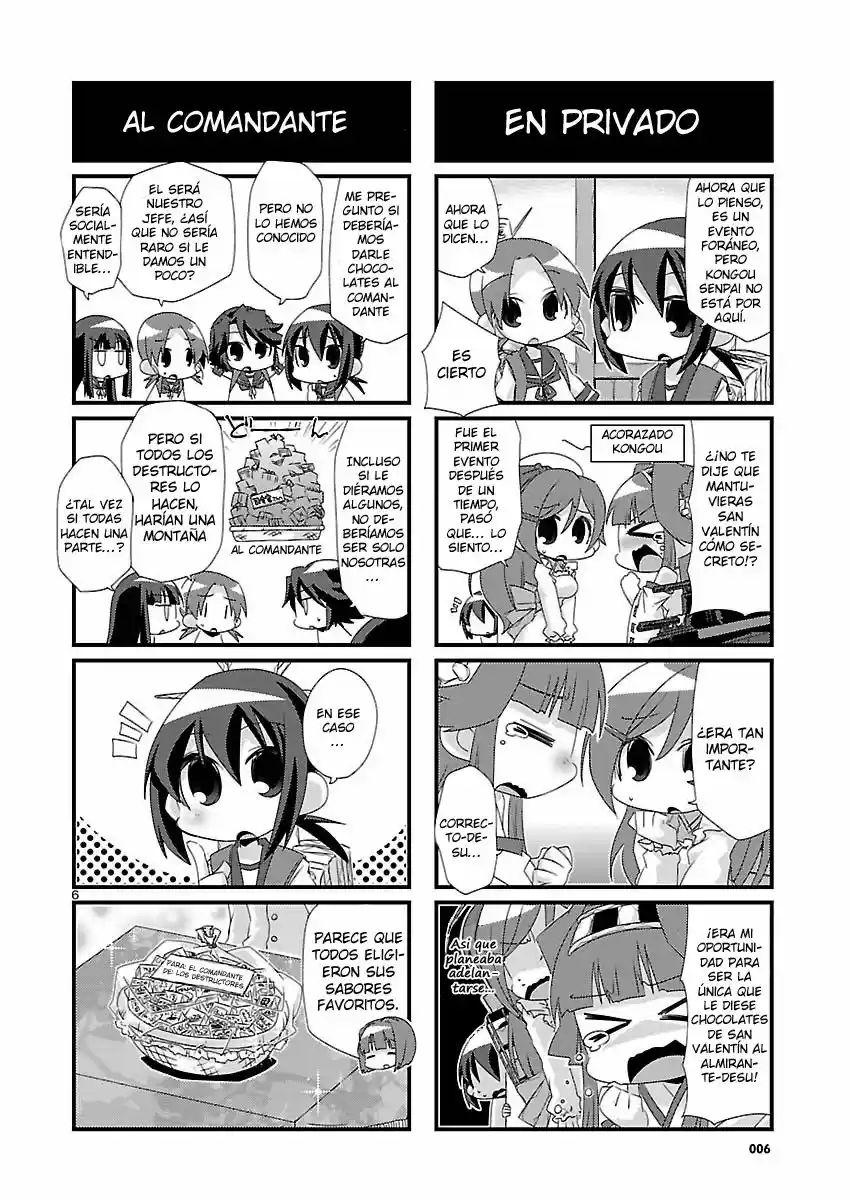Kantai Collection 4-koma Comic: Fubuki- Ganbarimasu! (2013) - Capítulo 29 - Página 6 - LectorTMOo