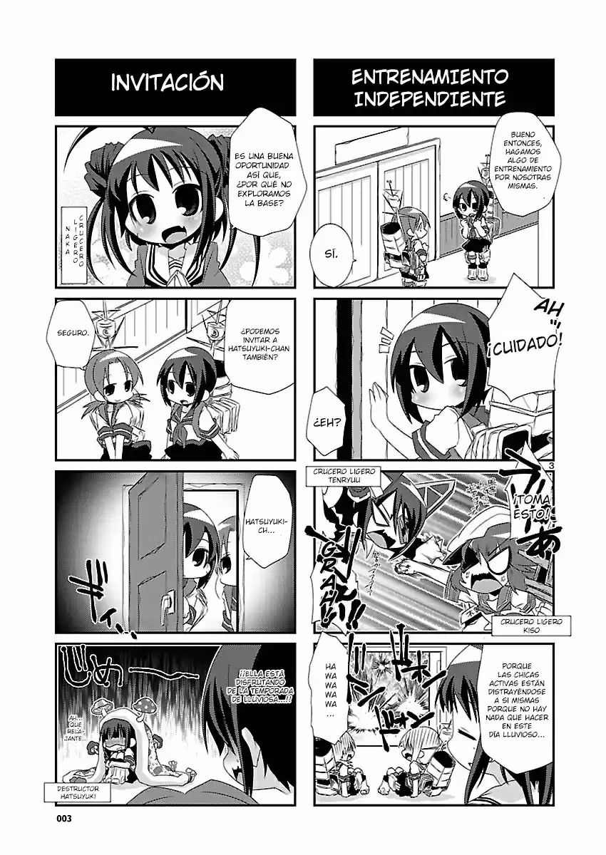 Kantai Collection 4-koma Comic: Fubuki- Ganbarimasu! (2013) - Capítulo 3 - Página 3 - LectorTMOo