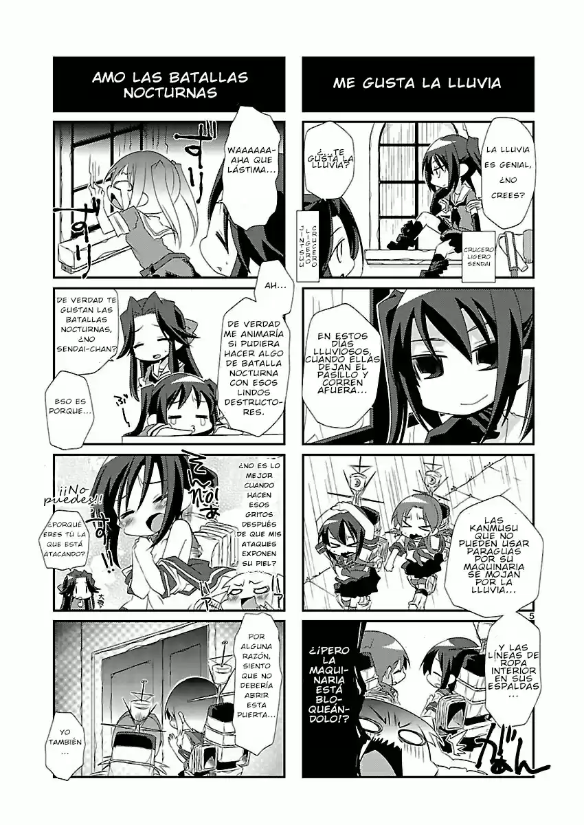 Kantai Collection 4-koma Comic: Fubuki- Ganbarimasu! (2013) - Capítulo 3 - Página 5 - LectorTMOo