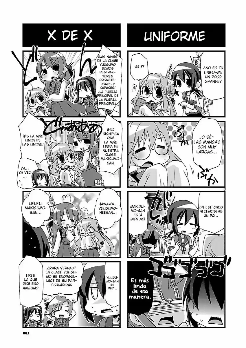 Kantai Collection 4-koma Comic: Fubuki- Ganbarimasu! (2013) - Capítulo 30 - Página 3 - LectorTMOo