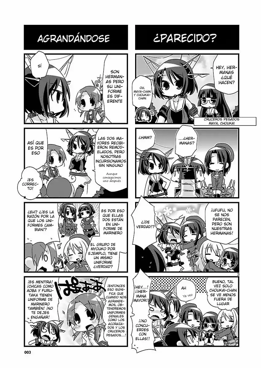 Kantai Collection 4-koma Comic: Fubuki- Ganbarimasu! (2013) - Capítulo 31 - Página 3 - LectorTMOo