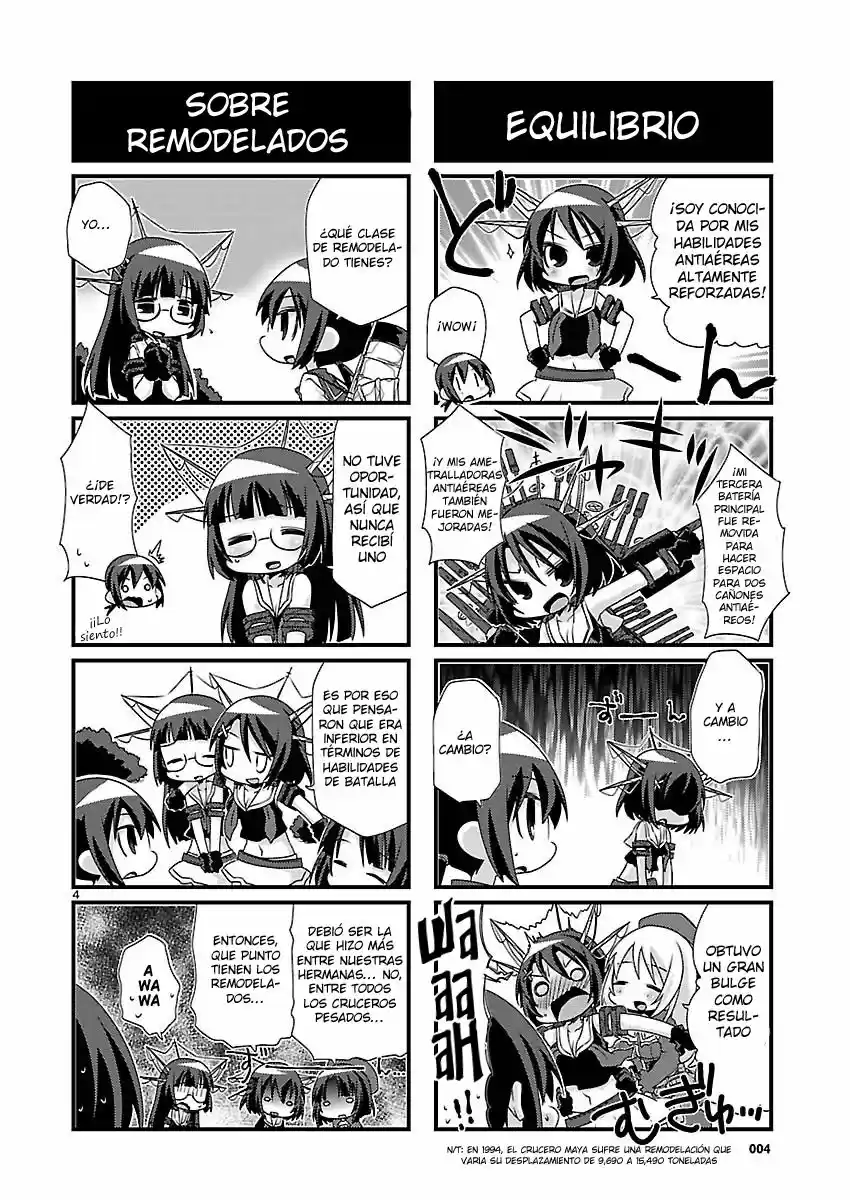 Kantai Collection 4-koma Comic: Fubuki- Ganbarimasu! (2013) - Capítulo 31 - Página 4 - LectorTMOo