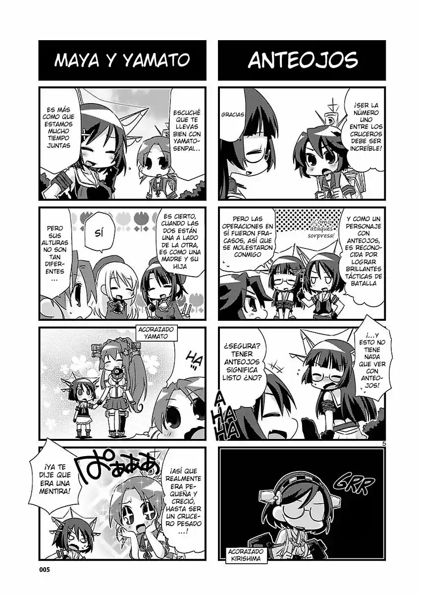 Kantai Collection 4-koma Comic: Fubuki- Ganbarimasu! (2013) - Capítulo 31 - Página 5 - LectorTMOo