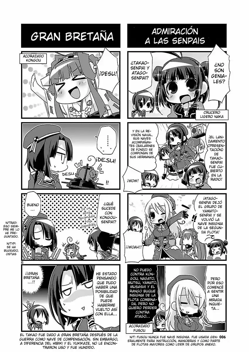 Kantai Collection 4-koma Comic: Fubuki- Ganbarimasu! (2013) - Capítulo 31 - Página 6 - LectorTMOo